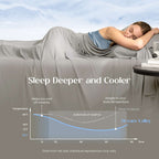 Sheet Set Cooling Breathable Deep-Pocket Fit To 16 Inch