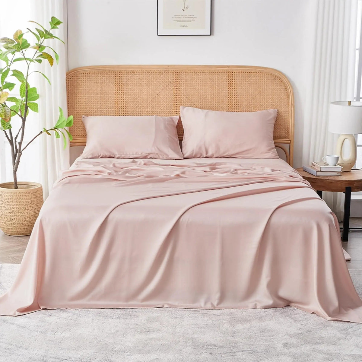 Sheet Set Organic Bamboo Cooling Deep Pocket