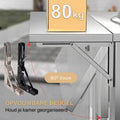 Shelf Bracket Foldable Stainless Steel Hardware Included