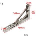 Shelf Bracket Foldable Stainless Steel Hardware Included