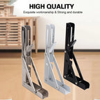 Shelf Bracket Foldable Stainless Steel Hardware Included