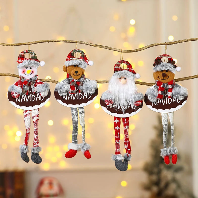 Shelf Decoration Festive Felt & Fabric Hanging Loop