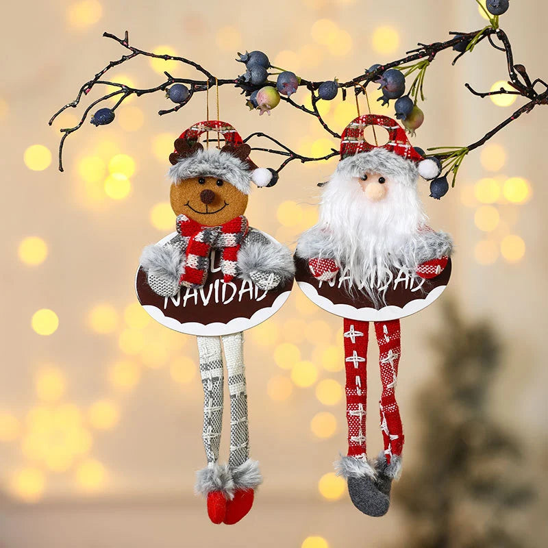 Shelf Decoration Festive Felt & Fabric Hanging Loop