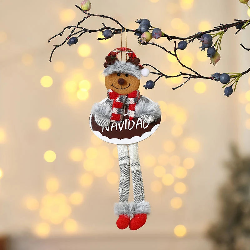 Shelf Decoration Festive Felt & Fabric Hanging Loop