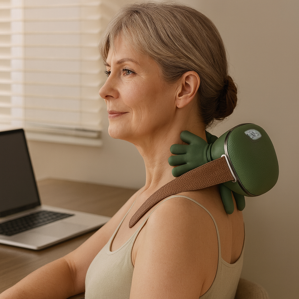 Shiatsu Kneading Cordless Heat Neck & Back Massager