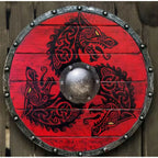 Shield Solid Wood Double Raven 12 Inch Wall Mount