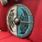 Shield Solid Wood Double Raven 12 Inch Wall Mount