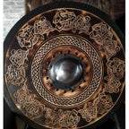 Shield Solid Wood Double Raven 12 Inch Wall Mount