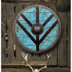 Shield Solid Wood Double Raven 12 Inch Wall Mount