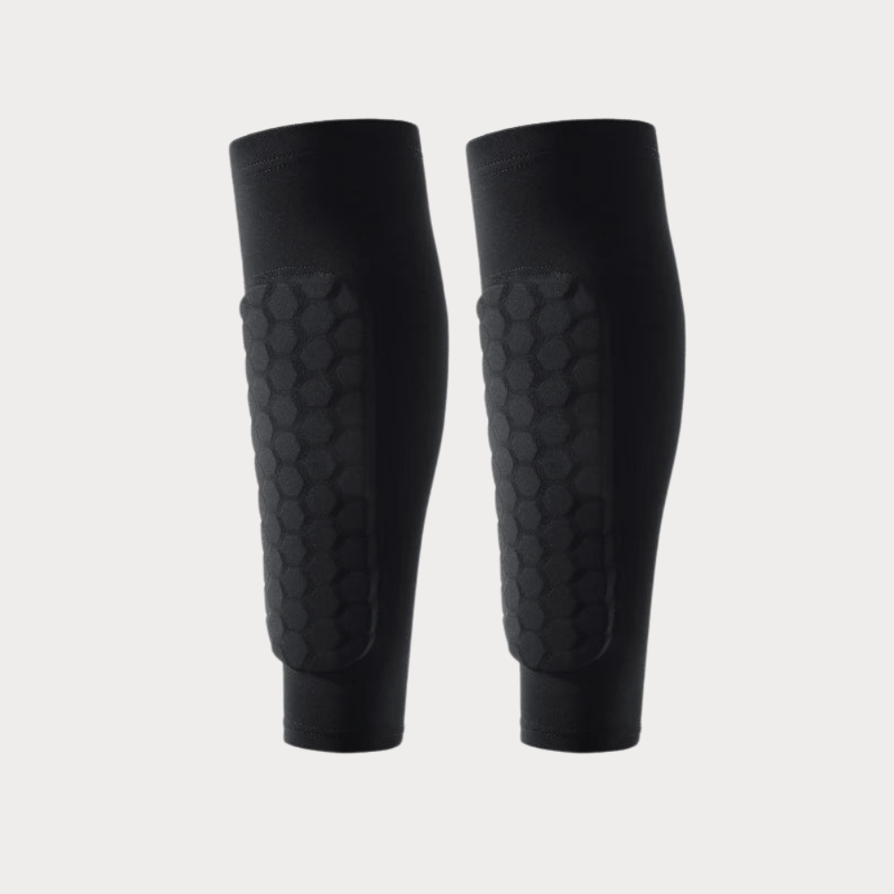 Shin Guard Sleeves Shock-Absorbing Padding Breathable Compression Fit