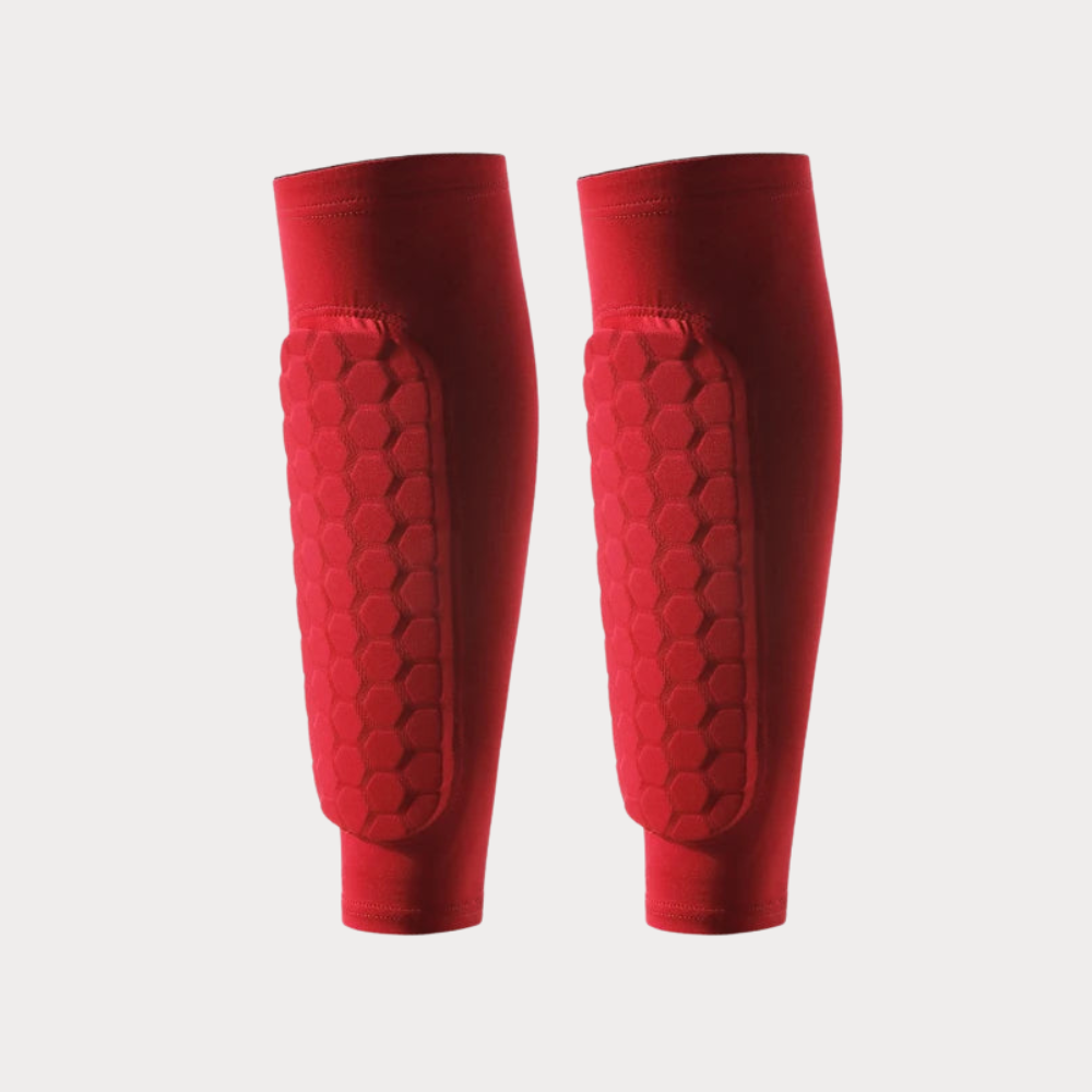 Shin Guard Sleeves Shock-Absorbing Padding Breathable Compression Fit