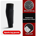 Shin Guard Sleeves Shock-Absorbing Padding Breathable Compression Fit