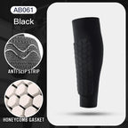 Shin Guard Sleeves Shock-Absorbing Padding Breathable Compression Fit