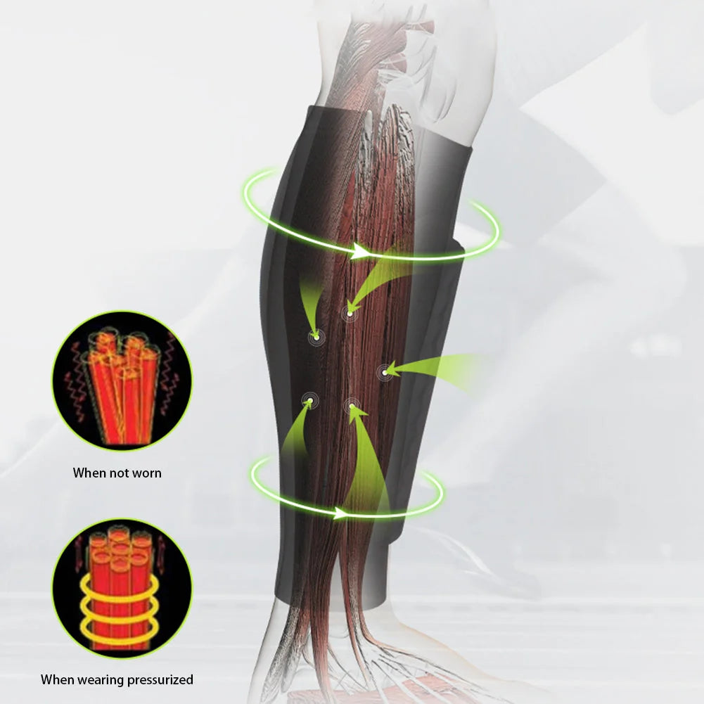 Shin Guards Full-Calf Compression Honeycomb Padding & Silicone Grip
