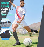 Shin Guards Full-Calf Compression Honeycomb Padding & Silicone Grip