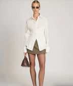 Shirt Draped Waist Featherlight & Tailored Fit