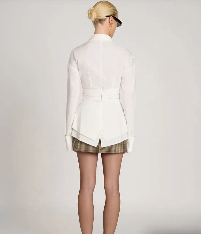 Shirt Draped Waist Featherlight & Tailored Fit