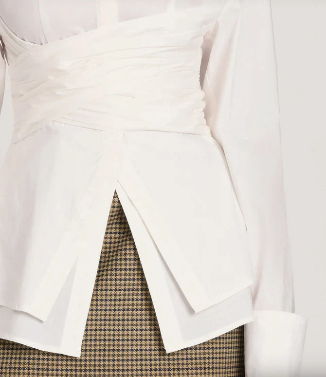Shirt Draped Waist Featherlight & Tailored Fit