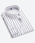 Shirt Striped Cotton Blend Long Sleeve