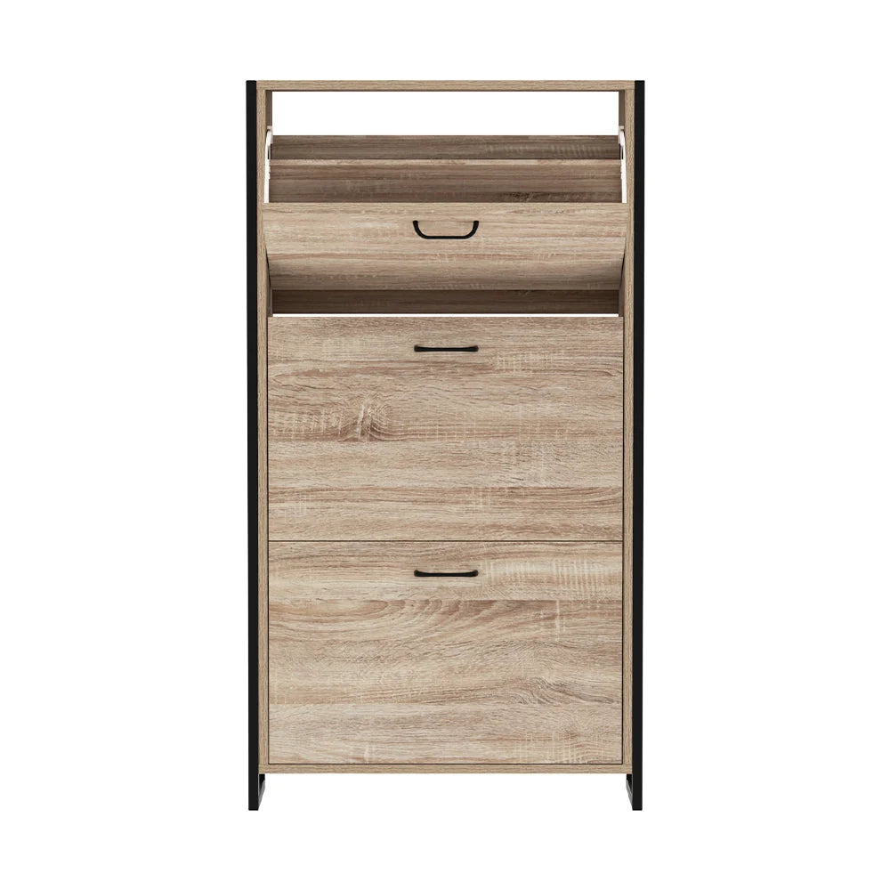 Shoe Cabinet 24-Pair Adjustable Shelves