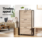 Shoe Cabinet 24-Pair Adjustable Shelves