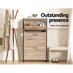 Shoe Cabinet 24-Pair Adjustable Shelves