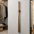 Shoe Horn Long Handle Solid Wood Magnetic Wall Mount