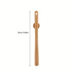 Shoe Horn Long Handle Solid Wood Magnetic Wall Mount