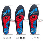 Shoe Insoles Embedded Magnets & Raised Pressure Points Trim-To-Fit
