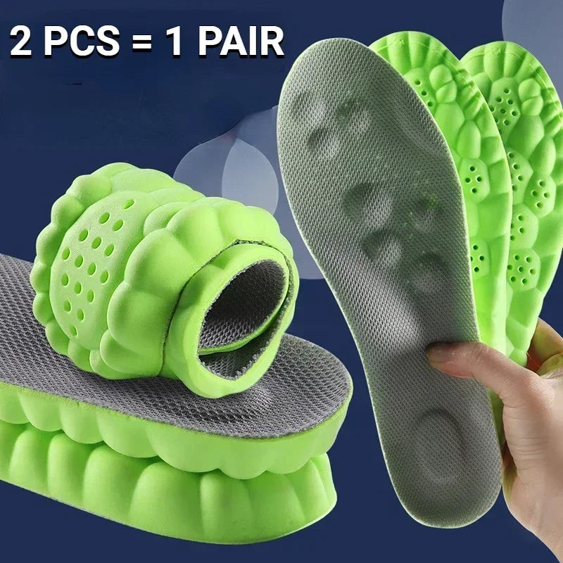 Shoe Insoles Full-Length Arch Support & 4D Massage