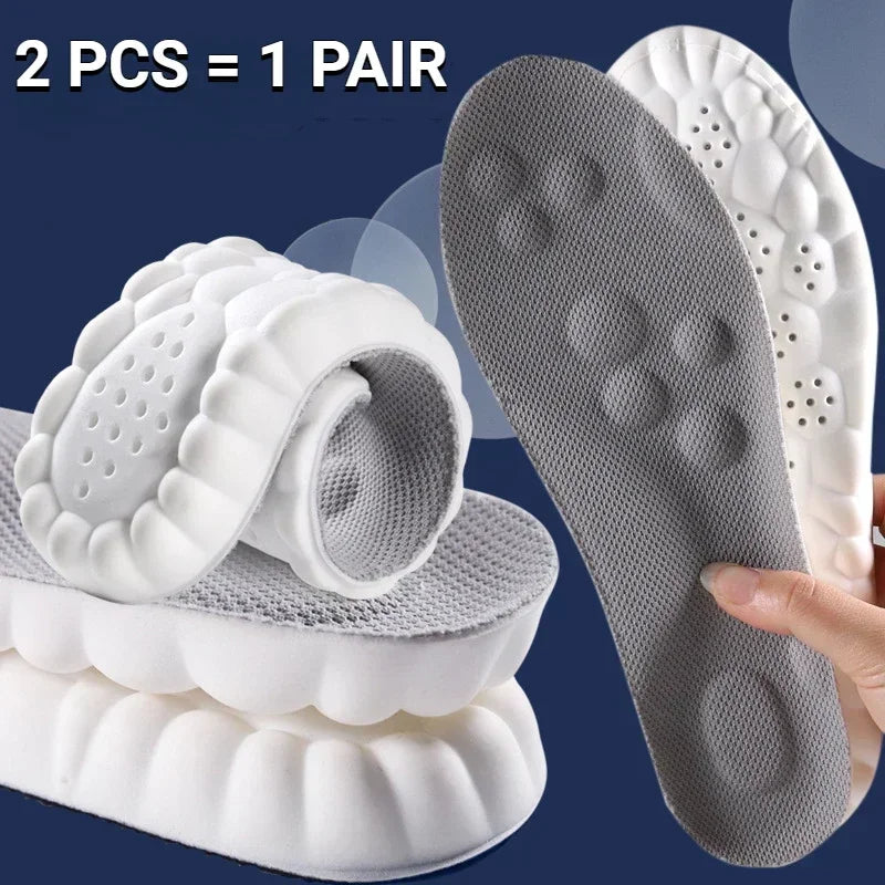 Shoe Insoles Full-Length Arch Support & 4D Massage