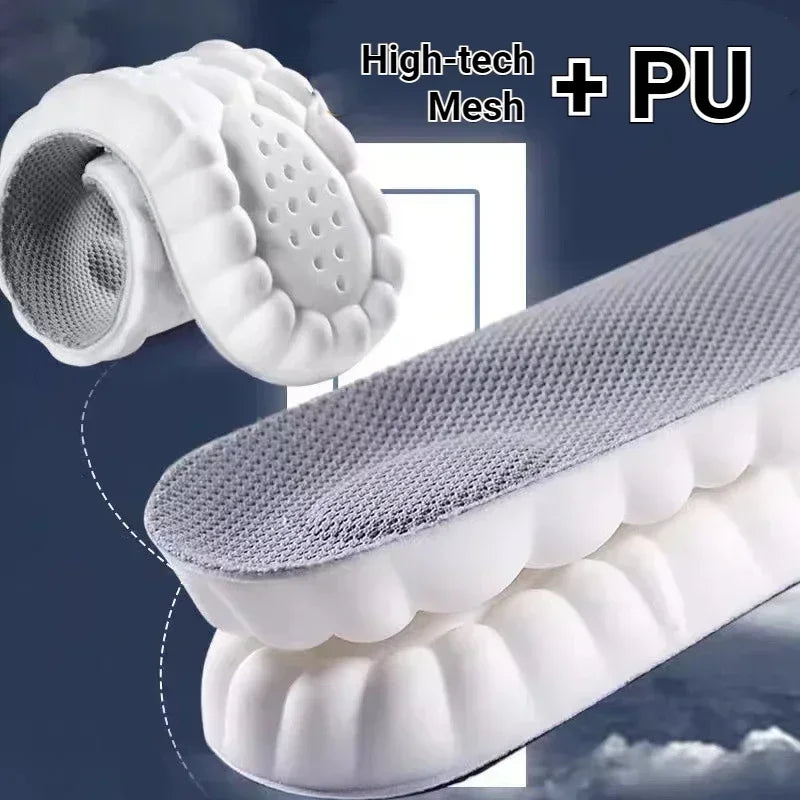 Shoe Insoles Full-Length Arch Support & 4D Massage