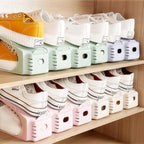 Shoe Rack Double-Tier Adjustable Non-Slip