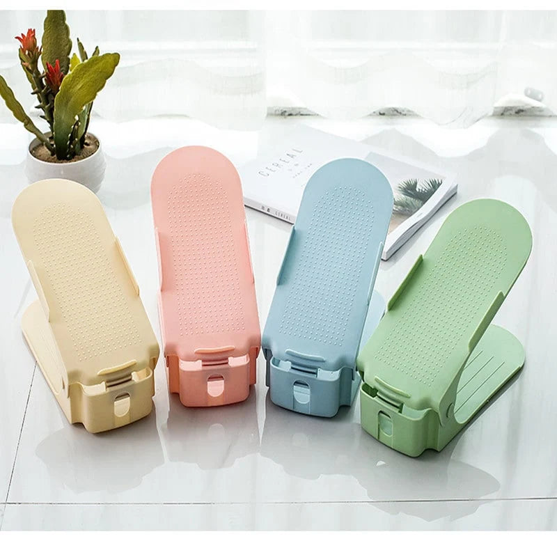 Shoe Rack Double-Tier Adjustable Non-Slip