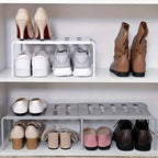 Shoe Rack Multi-Tier Space-Saving Metal Frame