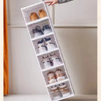 Shoe Rack Stackable Foldable Transparent Door