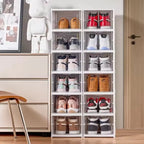 Shoe Rack Stackable Foldable Transparent Door