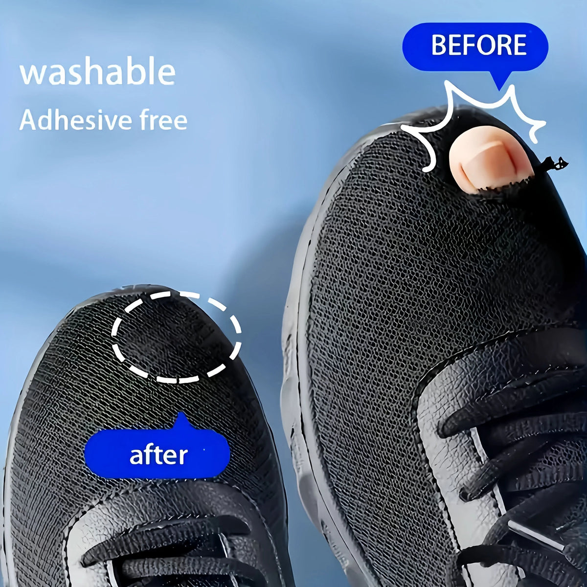 Shoe Repair Patches Self-Adhesive Fabric Peel-And-Stick