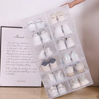 Shoe Storage Boxes Stackable Clear Set of 6