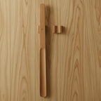 Shoehorn Extra-Long Solid Walnut Ergonomic Handle & Magnetic Storage