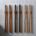 Shoehorn Extra-Long Solid Walnut Ergonomic Handle & Magnetic Storage