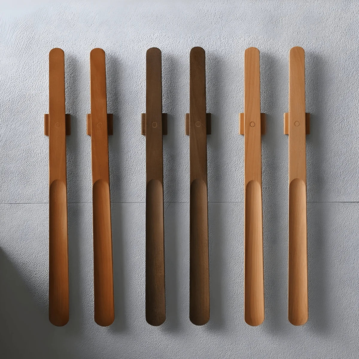 Shoehorn Extra-Long Solid Walnut Ergonomic Handle & Magnetic Storage