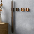 Shoehorn Extra-Long Solid Walnut Ergonomic Handle & Magnetic Storage