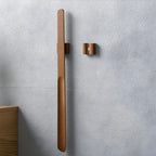 Shoehorn Extra-Long Solid Walnut Ergonomic Handle & Magnetic Storage