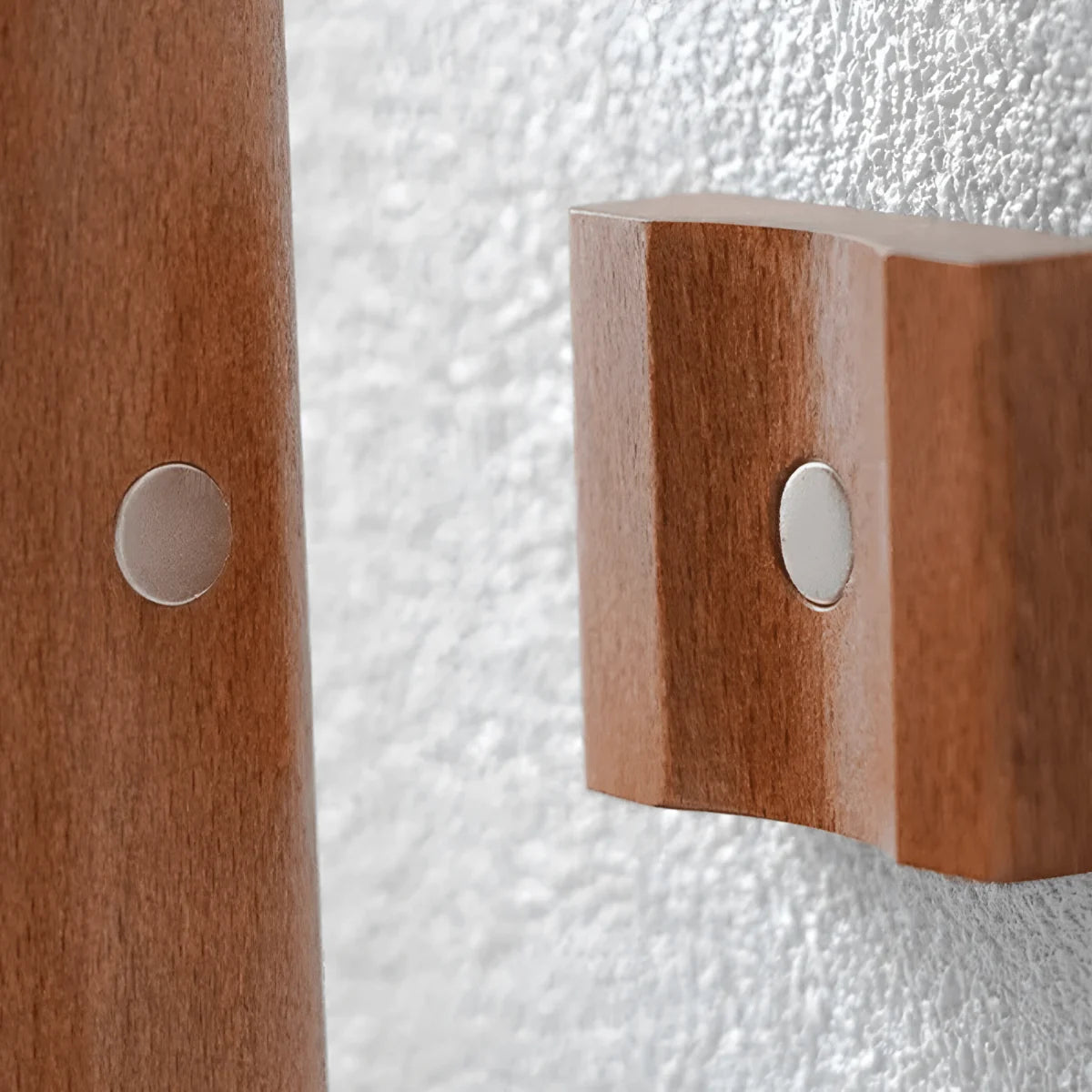 Shoehorn Extra-Long Solid Walnut Ergonomic Handle & Magnetic Storage