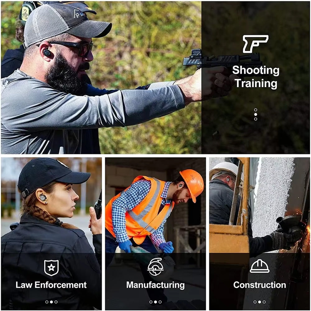 Shooting Earbuds NRR22 Protection & Speech Boost