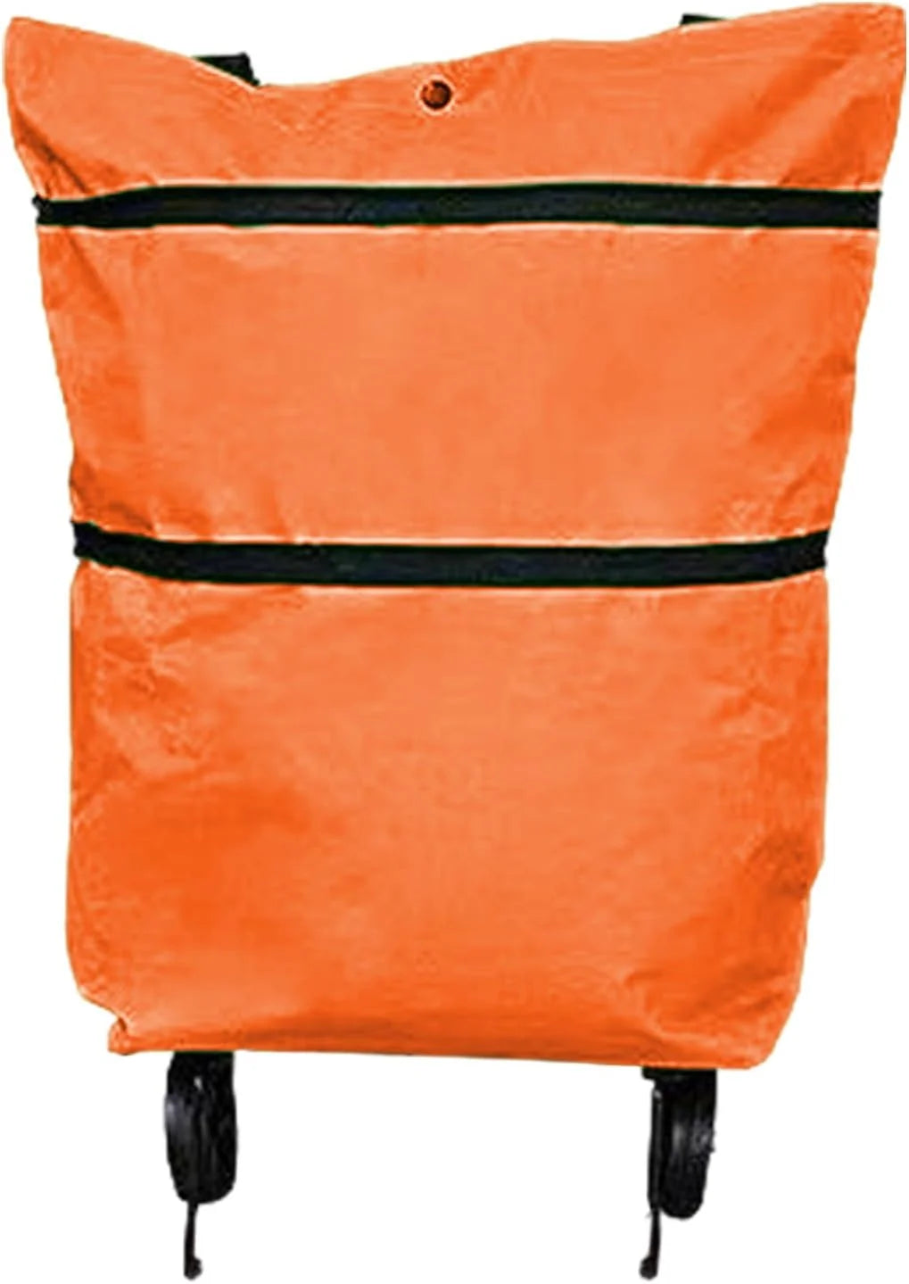 Shopping Tote 2-In-1 Foldable Wheels Waterproof Oxford