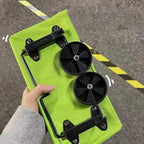 Shopping Tote 2-In-1 Foldable Wheels Waterproof Oxford