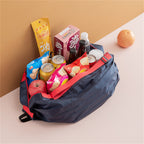 Shopping Tote Foldable Oxford Fabric Water-Resistant 22 lb Capacity