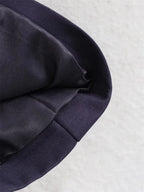 Short Trench Coat Twill Self-Tie Belt